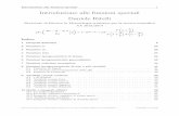 Introduzione alle funzioni speciali Daniele Ritellicampus.unibo.it/160585/1/dott_14.pdf · 8.2 Un teorema sul prolungamento della 2F ... 4 3 1 2 Dunque la funzione Euleriana e de