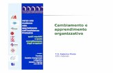 cambiamento e apprendimento organizzativo - FIOTO.IT e apprendimento organizzativo.pdf · Il cambiamento/2 I fattori di cambiamento del contesto: Quadro politico-sociale Valori, modi
