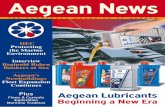 Aegean News · Aegean News ανοιξη 2008 ... industrial use, under the AEGEAN brand ... egory has been designed by the famous Greek designer Minas.
