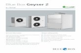 Blue Box Geyser 2 - Μαντζώρος Μυτιλήνη · Blue Box Geyser 2 6÷78 kW General information Dedicated heat pumps new series with Scroll compressors, with and without