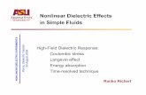 Nonlinear Dielectric Effects in Simple Fluidsthe-dielectric- .Nonlinear Dielectric Effects in Simple
