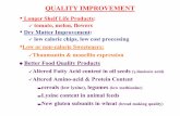 QUALITY IMPROVEMENT - Middle East Technical Universityplantbiotech.metu.edu.tr/plantbiotech/BTECH704/qualityders.pdf · QUALITY IMPROVEMENT ... •A plant-derived edible vacine against