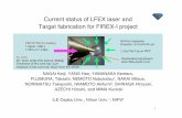 Current status of LFEX laser and Target fabrication for ...mw2007ta.lebedev.ru/data/17 Oct/Norimatsu-Nagai - Current Status of... · 1 Current status of LFEX laser and Target fabrication