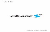 ZTE Blade S6 Quick Start Guide 2 ZTE Blade S6 ... ZTE Blade S6 Guia de in­cio rpido ..... 159