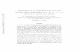 Separation of S–wave pseudoscalar and pseudovector ... · R. Kamin´ski, L. Le´sniak and K. Rybicki Henryk Niewodniczan´ski Institute of Nuclear Physics, PL 31-342 Krak´ow, ...
