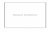 Integral Transforms - National University of phylimhs/Integral...Fourier transforms The Fourier transform