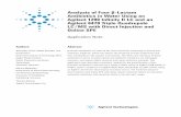 Analysis of Four β-Lactam Antibiotics in Water Using an ... · Analysis of Four β-Lactam Antibiotics in Water Using an Agilent 1290 Infinity II LC and an Agilent 6470 Triple Quadrupole