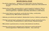 MIKROBIOLOGIE - vypocty.remediace.czvypocty.remediace.cz/studmat/2015211103743/APBmikro · Mesosom DNA Ribosomy Bičíky Fimbrie, pilusy Cytoplasma Granule kys. poly-β-hydroxymáselné