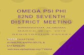 OMEG A PSI PHI 82ND SEVENTH DISTRICT MEETING · omeg a psi phi 82nd seventh . district meeting . birmingham, alabama m a r c h 28 - 31, 2 0 1 9 . r e g i s t r a t i o n p a c k e