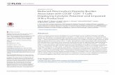 Reduced Plasmodium Parasite Burden Associates with CD38 ... ARTICLE Reduced Plasmodium Parasite Burden
