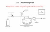 Gas Chromatograph - Home - Department of Chemistry 26 - Gas... · Gas Chromatograph Temperature control ... Compounds such as halogen-containing pesticides, peroxides, ... LOD = low