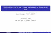 Nucleation for the zero range process on a finite set of sitesirs.math.cnrs.fr/2013/pdf/beltran.pdfNucleation for the zero range process on a nite set of sites Johel Beltr an, PUCP