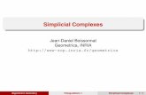 Simplicial Complexes - Find a team - Inria · 2016-01-11 · ... The Vietoris-Rips complex was used by Leopold Vietoris ... where! indicates containmentas abstract simplicial complexes.