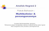 REGRESI KOMPONEN UTAMA (PRINCIPAL COMPONENT · PDF fileApabila terdapat masalah multikolinear pada model regresi berganda, maka matriks X ... Cara dan pendekatan ... Tahapan-tahapan