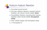 Kuliah 3- Hk Newton DINAMIKA - himafi.fmipa.unej.ac.idhimafi.fmipa.unej.ac.id/wp-content/uploads/sites/...bekerja pada benda yang berbeda • Pasangan gaya aksi-reaksi • Gava aksi-reaksi