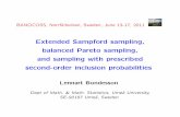 Extended Sampford sampling, balanced Pareto sampling, and ... Some other €ps sampling methods also