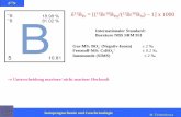 δ B 10= [( B/ B /( B/ B ) – 1] x 1000 - tu- · PDF fileIsotopengeochemie und Geochronologie . M. Tichomirowa . δ. 11. B • Fraktionierung bei Absorbtion von gelöstem . 10. B
