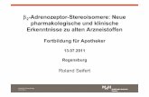 β2-Adrenozeptor-Stereoisomere: Neue pharmakologische und ... · COPD (β 2AR-Agonisten) ... lp h a B E 1 E 2 2 et a p h t K 1. Institut für Pharmakologie Prof. Dr. med. Roland Seifert