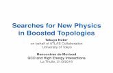 Searches for New Physics in Boosted Topologiesmoriond.in2p3.fr/QCD/2016/MondayMorning/Nobe.pdfSearches for New Physics in Boosted Topologies Takuya Nobe * on behalf of ATLAS Collaboration