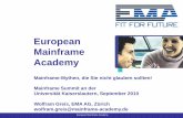 European Mainframe Academy -  · Anspruch auf Geltung erhebt (Ideologie). Je nach Standpunkt ist diese Geltung berechtigt (auf Tradition oder Konsens gestützt) oder unberechtigt