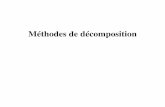 Méthodes de décomposition - Accueilferland/ift6504/contenu_cours/Restriction_DW/... · Overview of the main decomposition methods used – To solve large scale problem – To take