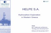 Hydrocarbon Exploration in Western Greece - iene.eu · 7 Διεθνείς δραστηριότητες της ΕΛΠΕ σε Ε&Π υδρογονανθράκων Katakolo Epanomi Οι