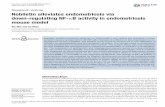 Nobiletin alleviates endometriosis via down-regulating NF ... · of induced endometriosis,mice went throughhotplate procedure at day 3, 7, 14,21,and 28 respectively. Immunohistochemistry