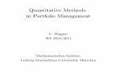 Quantitative Methods in Portfolio Management .Quantitative Methods in Portfolio ManagementContentsMathematisches