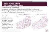4. EBENE FINITE ELEMENTE - ifme.ovgu.de · PDF fileIm Rahmen der isoparametrischen Approximation von Geometrie und Elementvariablen wird der kontinuierliche Ortsvektor 𝐗mit Hilfe
