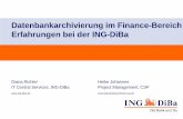 Datenbankarchivierung im Finance-Bereich Erfahrungen bei ... Rhein... · Σ Σ Möglichkeiten • HD Lösungen • Jukeboxsysteme 12 18.10.2012 Datenbankarchivierung im Finance-Bereich