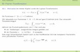 Fourier-Transformaton Motivation 30: Fourier-Transformation · PDF fileFourier-Transformaton Motivation 30: Fourier-Transformation 30.1 Motivation Im letzten Kapitel wurde die Laplace-Transformation