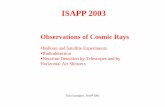 ISAPP2003 chap04 10 7 - Home INFN Milanobrogiato/campiglio/Suomijarvi_4.pdf · HEAT-e– (High Energy Antimatter Telescope) • Superconducting Magnet Spectrometer with Drift Tube