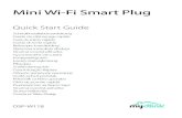 Mini Wi-Fi Smart Plug - media.dlink.eu · Ghid de pornire rapidă Ръководство за бърз старт Stručná úvodná príručka Stuttur leiðarvísir Gwida ta’ Bidu