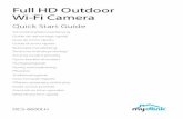 Full HD Outdoor Wi-Fi Camera - media.dlink.eu · Ghid de pornire rapidă . DCS-8600LH 2 ENGLISH ENGLISH. 3 DCS-800LH ENGLISH 1 Plug the included USB Power Adapter into the back of
