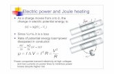 Electric power and Joule heating - tmontaruli/Phys248/lectures/ ¢  Electricity distribution