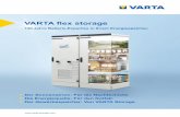 VARTA flex storage VARTA flex storage 130 Jahre Batterie-Expertise in Ihrem Energiespeicher. Der Sonnenstrom: