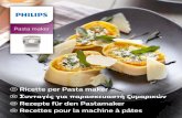 Pasta maker - download.p4c. · PDF fileΣυνταγές για παρασκευαστή ζυμαρικών Rezepte für den Pastamaker Recettes pour la machine à pâtes • it •