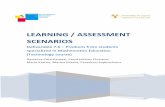LEARNING / ASSESSMENT SCENARIOS Course.pdf · ΠΕΡΙΕΧΟΜΕΝΑ LEARNING / ASSESSMENT SCENARIOS Deliverable 7.6 – Products from students specialized in Mathematics Education