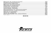 Manual de Instrucciones ES Bedienungsanleitung DE ... · PDF filea instalaciones eléctricas domésticas y evacuación de gases. • Compruebe que la tensión y frecuencia de la red
