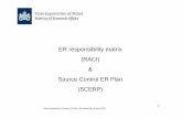 ER responsibility matrix (RACI) Source Control ER Plan (SCERP) · PDF fileState Supervision of Mines_EUOAG_ER workshop_30 june 2016 1 ER responsibility matrix (RACI) & Source Control