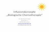 Infusionskonzepte „Biologische Chemotherapie“ · PDF fileAnwendung Ø das Konzentrat wird aufgezogen und in eine Trägerlösung gegeben Ø max. Wirkstoffkonzentration darf 1mg/ml