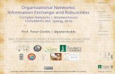 Organizational Networks: Information Exchange and ...€¦ · Optimal Network Topologies for Local Search with Congestion ... erties of complex networks has received a lot of interest