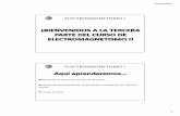 ELECTROMAGNETISMO I - catedras.facet.unt.edu.ar · 20/03/2019 1 ELECTROMAGNETISMO I 1 ELECTROMAGNETISMO I Aplicaciones de las ecuaciones de Maxwell Ondas electromagnéticas, propiedades,