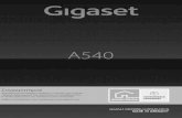 Gigaset A540 · Gigaset A540 / el / A31008-M2601-T101-1-8U19 / Cover_front.fm / 25.07.2014 Συγχαρητήρια! Αγοράζοντας ένα Gigaset, επιλέξ ατε το