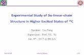 Experimental Study of 3α-linear-chain Structure in Higher ...imp.cas.cn/jgsz/kyxt/zhlzhfy/ribll/hy/fifth/bg/201703/P... · Experimental Study of 3α-linear-chain Structure in Higher