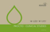 PROCTO - CLINICAL STUDIES - OEAoska-ea.com/wp-content/uploads/2016/02/BENOSTAN_PROCTO_CLINICAL-STU… · A plant originated product in cream for the topical treatment - cure of hem-orrhoids.