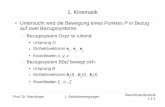 1. Kinematik - Prof. Dr. Johannes Prof. Dr. Wandinger 1. Relativbewegungen Starrk£¶rperdynamik 1.1-27
