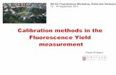 Calibration methods in the Fluorescence Yield measurement · PDF fileCalibration methods in the Fluorescence Yield measurement MIDAS Paolo Privitera 8th Air Fluorescence Workshop,
