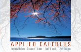 Applied Calculus, 4th Edition · The ﬁrst edition of our text struck a new balance between concepts and skills. As instructors ourselves, we know that the balance we choose depends