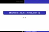 Stochastic calculus : Introduction (II) cazizieh/.../CalculSto_racc_Chap1_2_trans_CAZ.pdf · PDF filedeﬁnition of the stochastic integral (or more precisely from the Riemann representation).